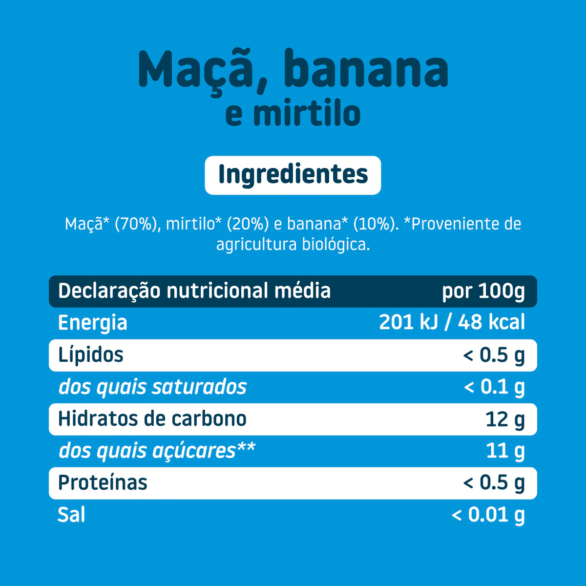 Boião de maçã, banana e mirtilo - Image 5