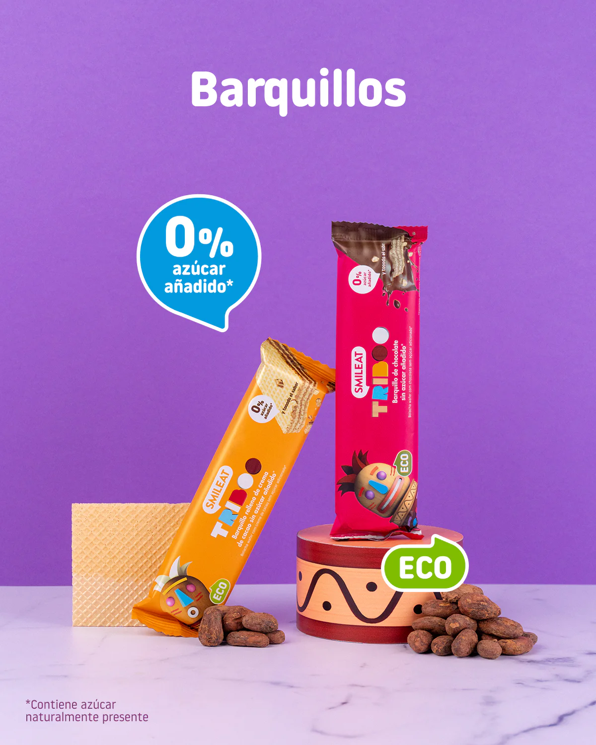 Barquillo TRIBOO recubierto de chocolate - Image 3