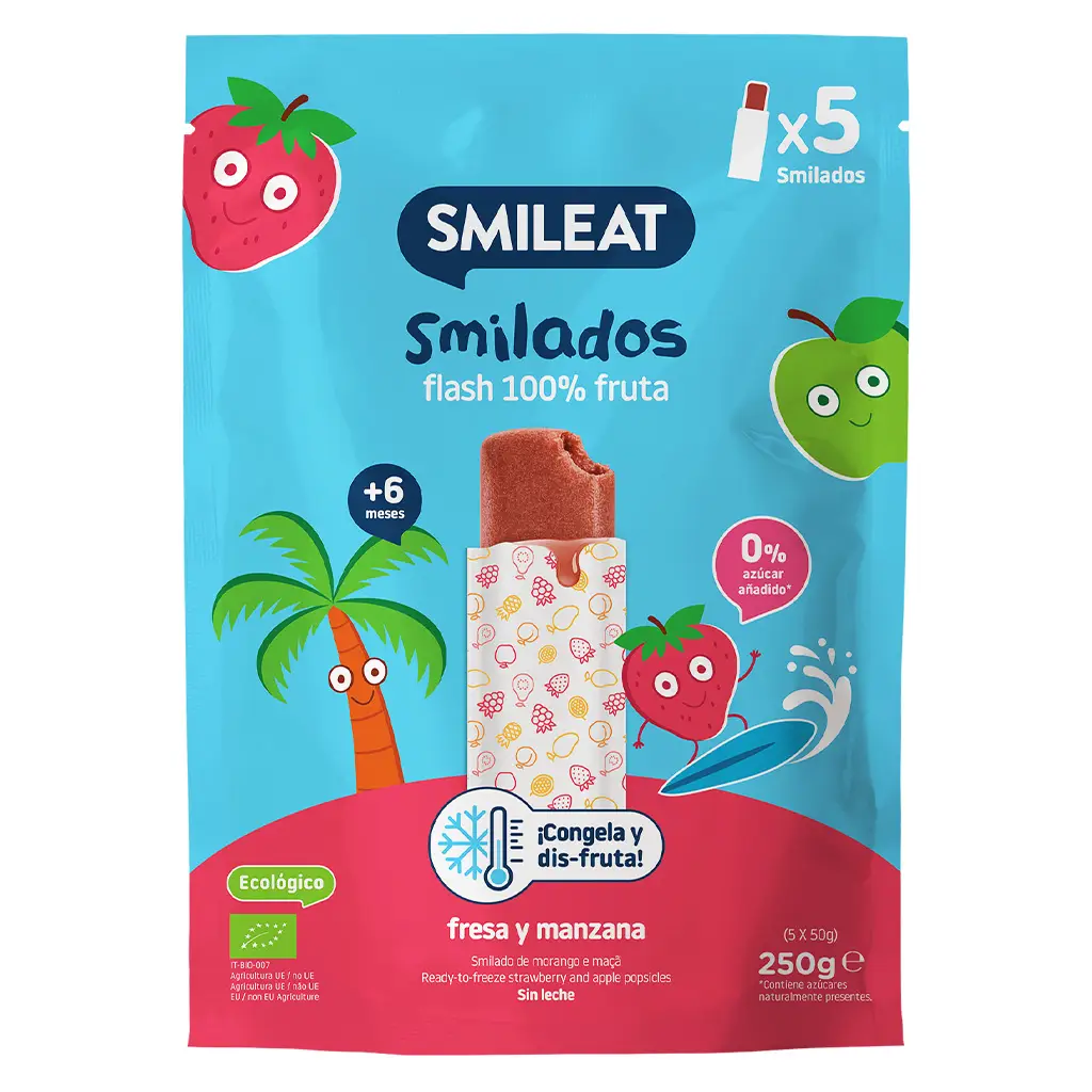 Smilado fresa y manzana