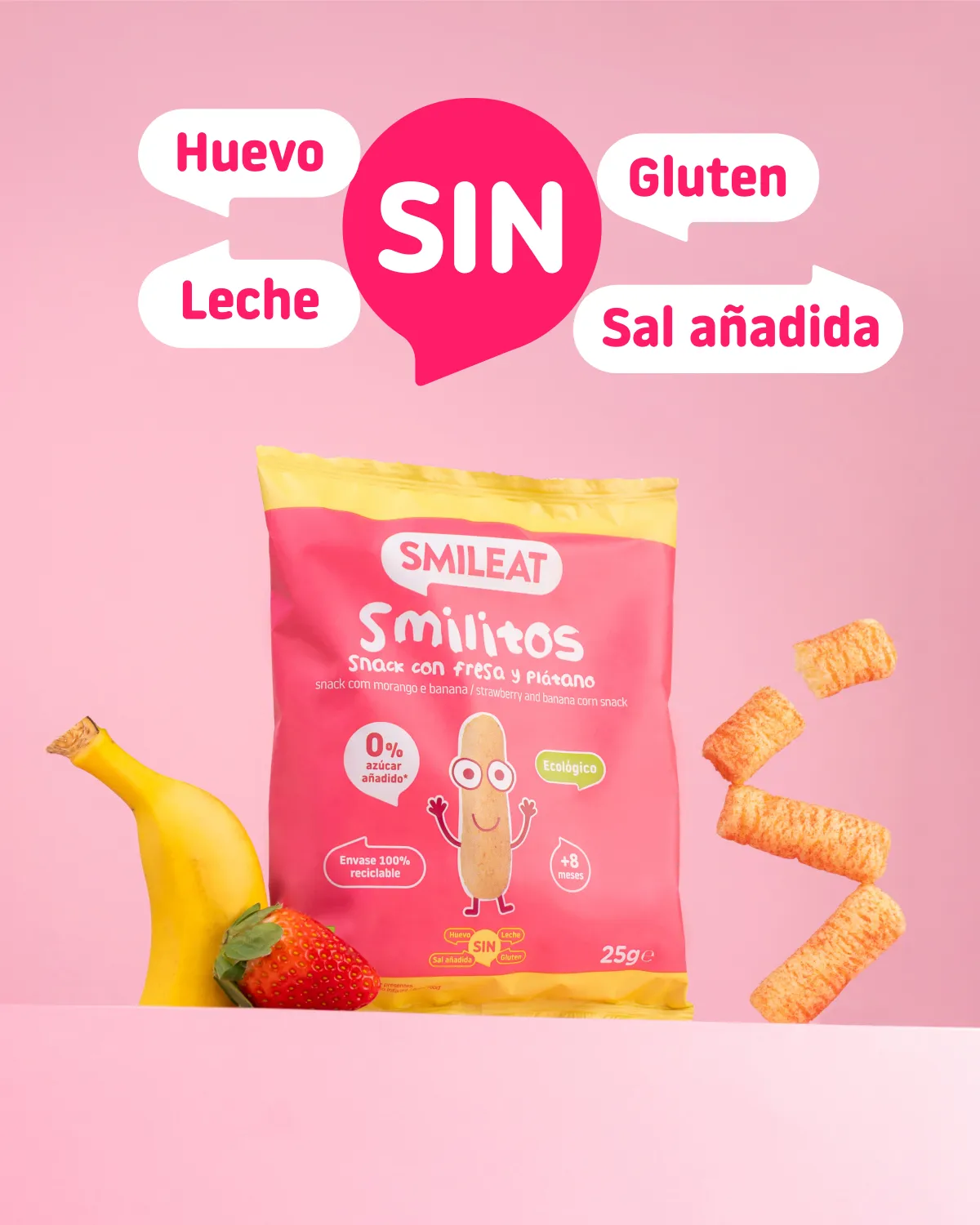 Smilitos de fresa y plátano - Image 3