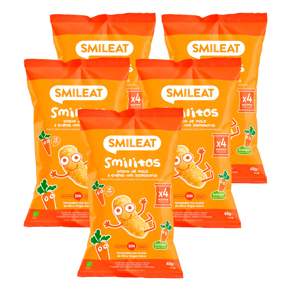 Pack Smilitos de maíz, avena y zanahoria X 8