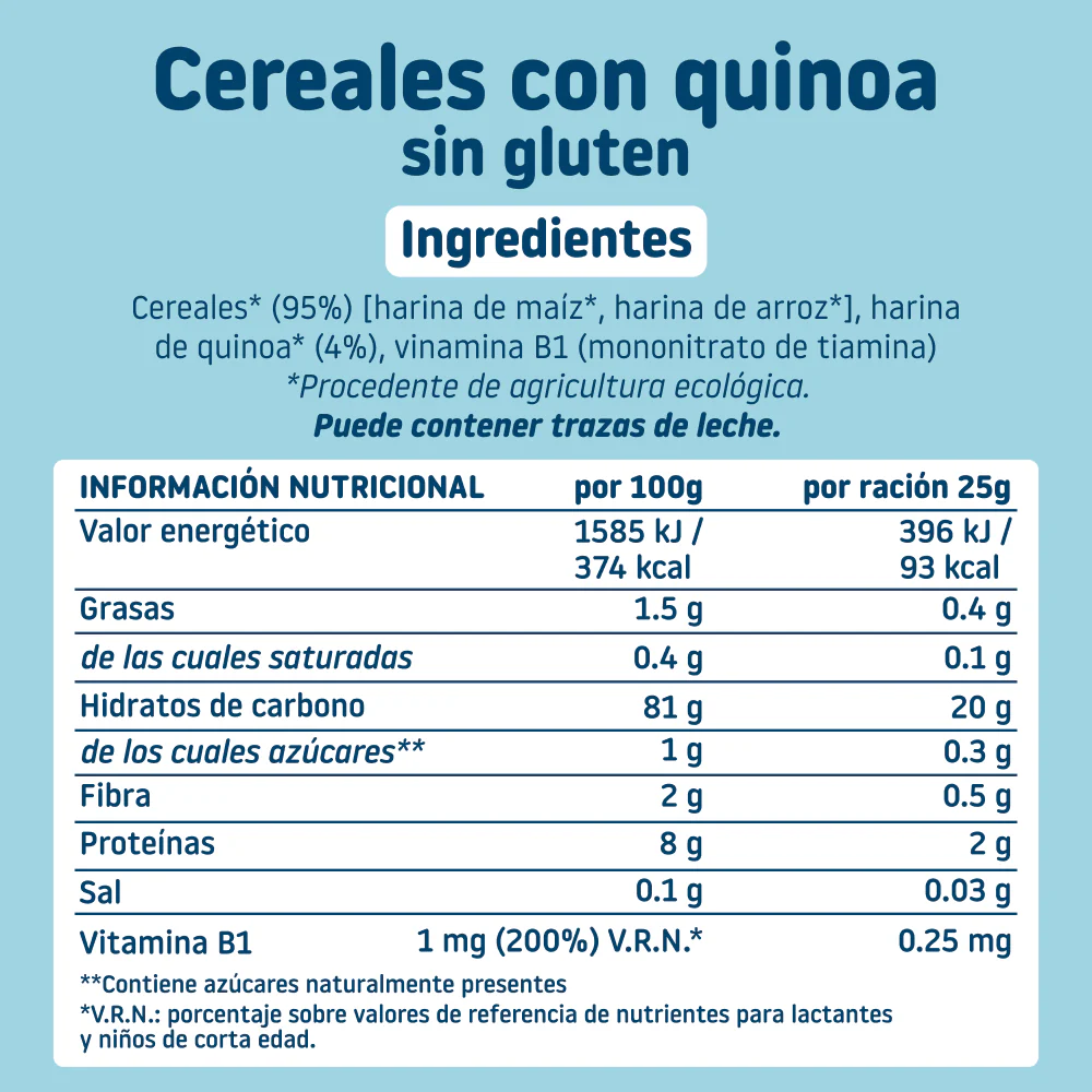Papilla cereales sin gluten con quinoa - Image 3