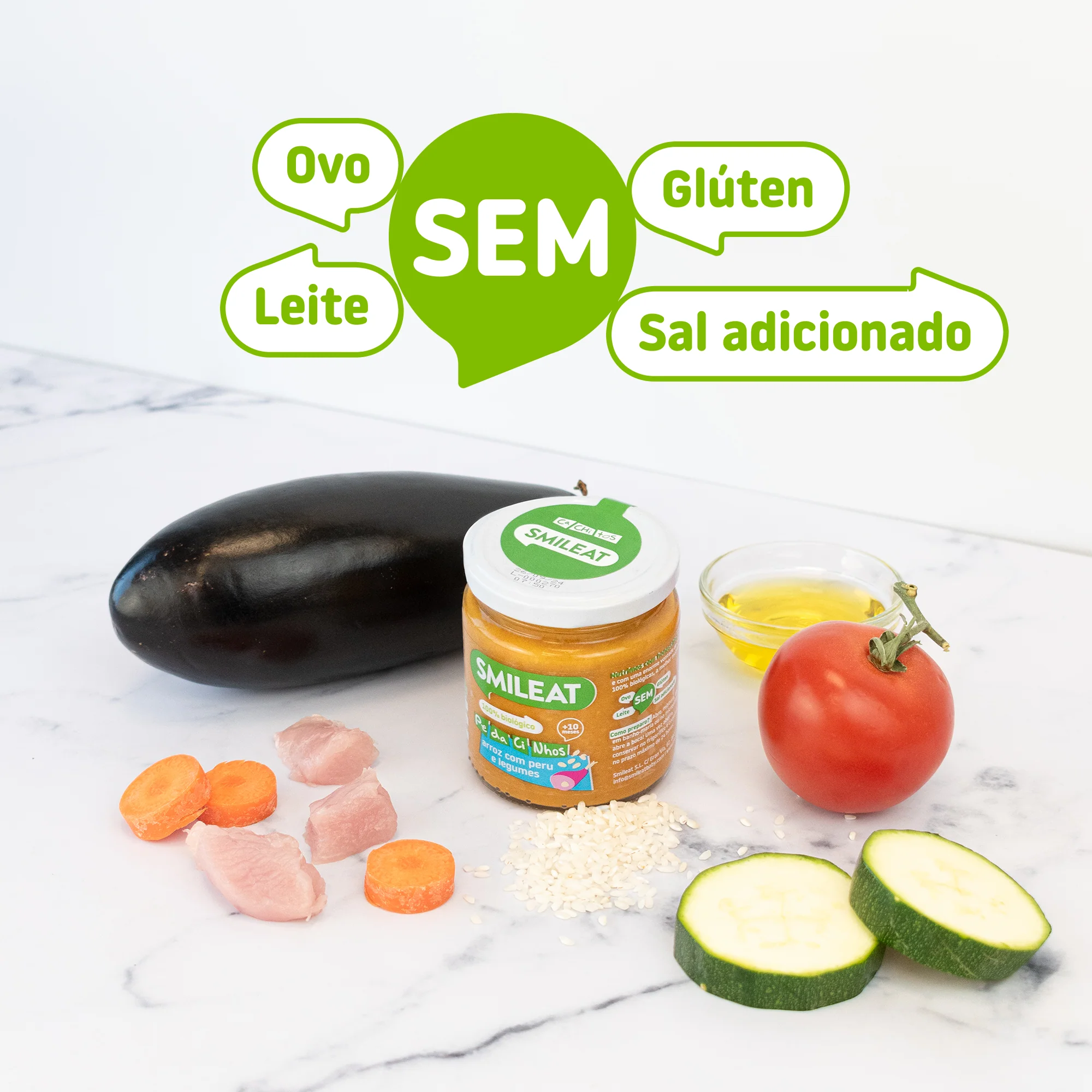 Boiões de PE-DA-CI-NHOS arroz com peru e legumes - Image 4