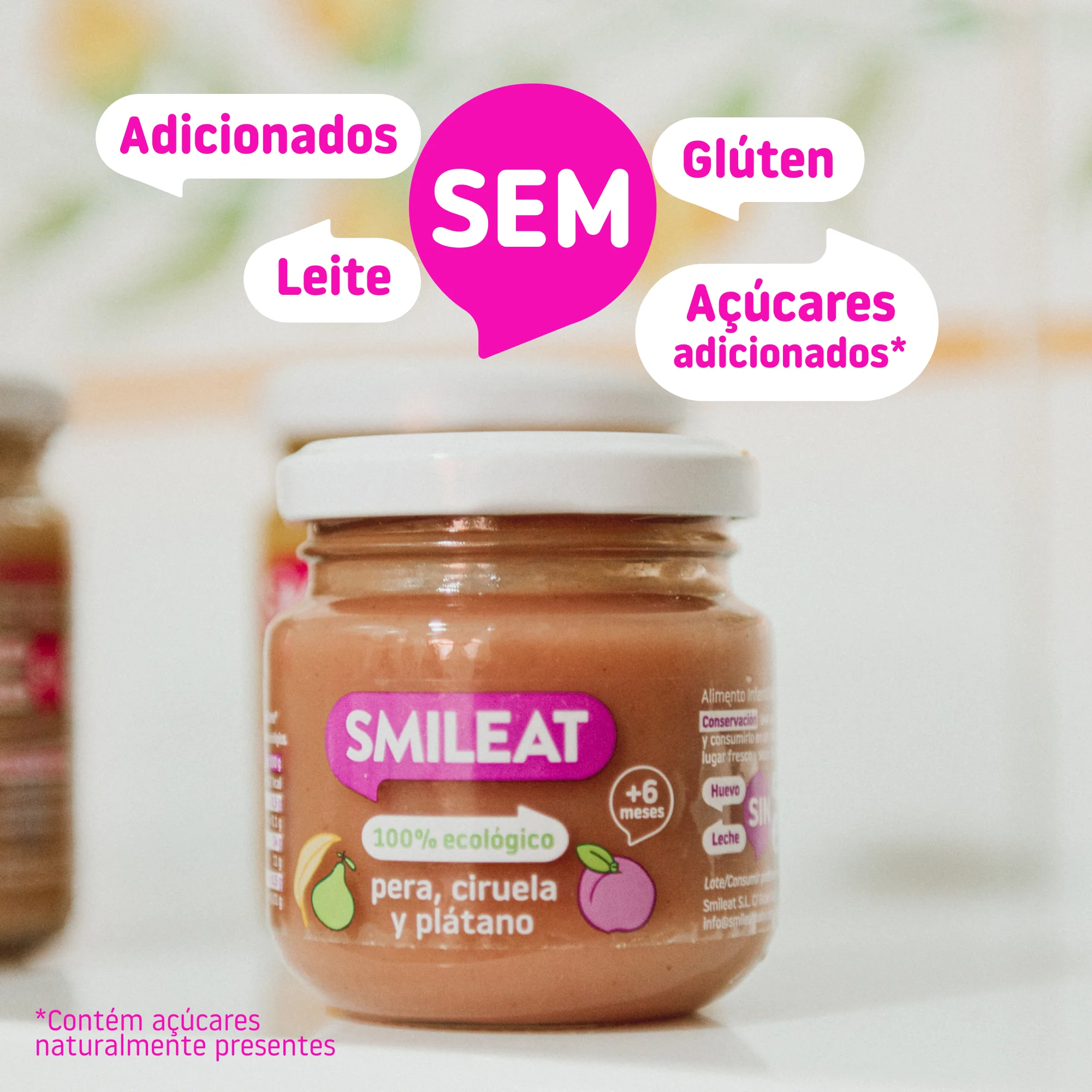 Boião de pera, ameixa e banana - Image 4