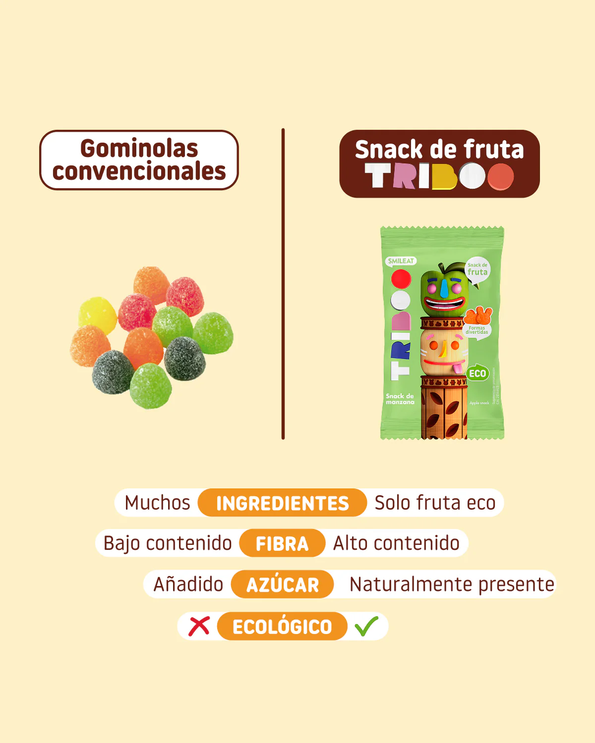 Snack TRIBOO de manzana - Image 3