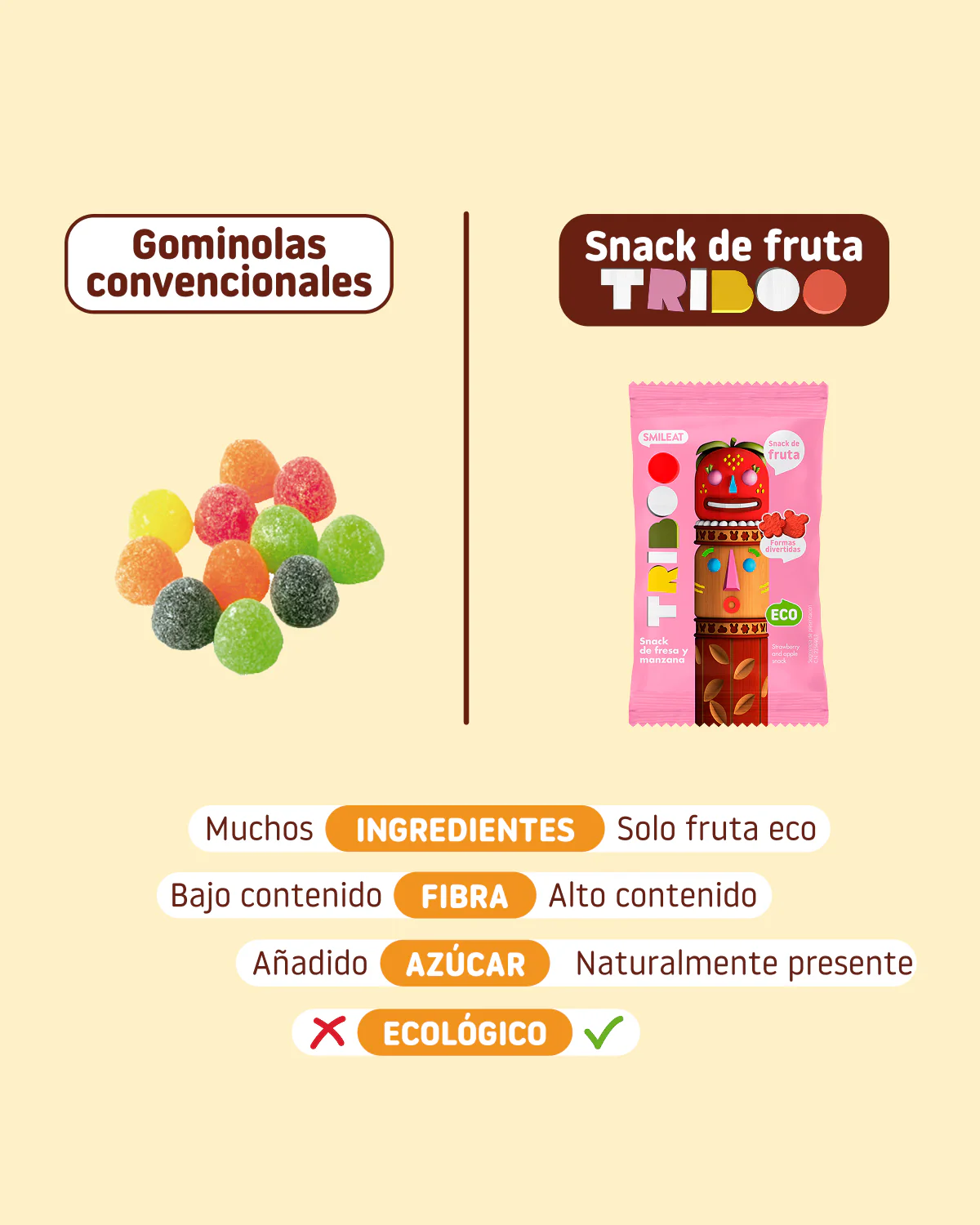 Snack TRIBOO de fresa y manzana - Image 5