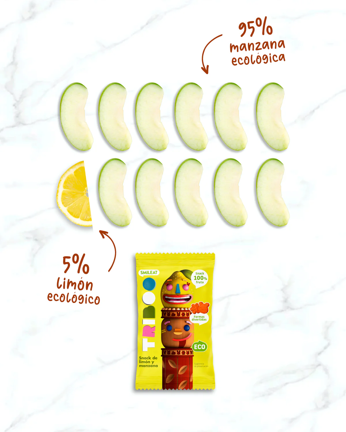 Snack TRIBOO de limón y manzana - Image 6